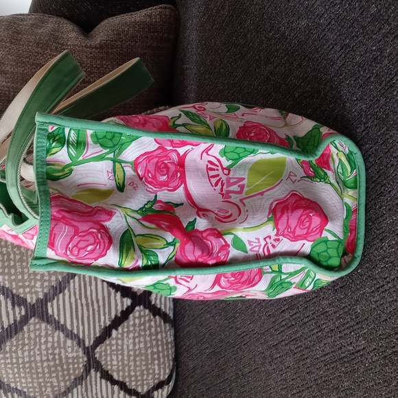 🌺RARE Lilly Pulitzer🌺 - Delta Zeta Zip Top Tote - Picture 7 of 16